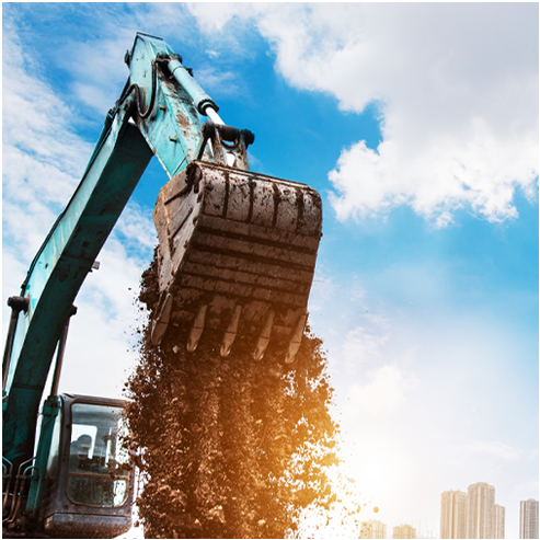 Construction machine Sand